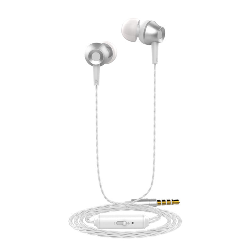 M299 Metal In-Ear Heavy Bass Stereo Earphone Mic Headphone for iPhone Android