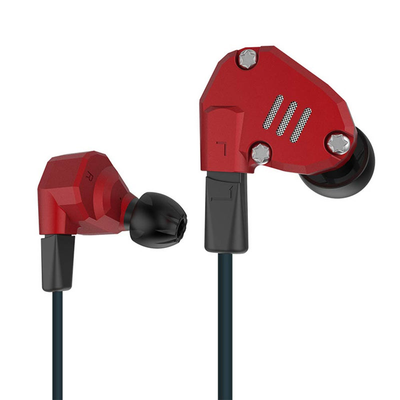 KZ ZS6 Metal Heavy Bass HiFi Sound Ear-hook In-ear Wired Earphones Headphones