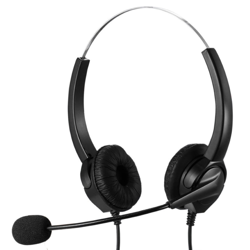 VH530 Dual 3.5mm Wired Over-Ear Headphone Headset with Mic for Laptop Computer