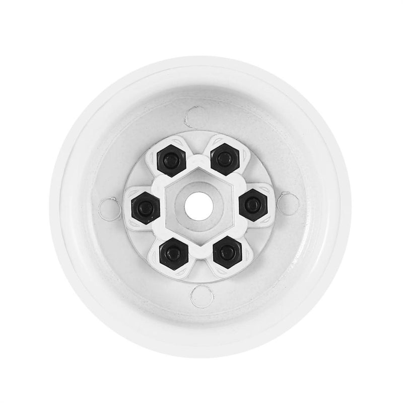 Car Accessories Ax - 618 Wh 1.9 Inch White Metal Wheel Four